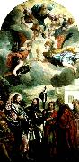 Paolo  Veronese christ with zebedee's wife and sons Germany oil painting artist